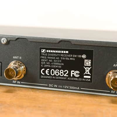 Sennheiser ew 100 G3 Bodypack Wireless System - 518-554 MHz (NO PSU) CG01YQS image 8