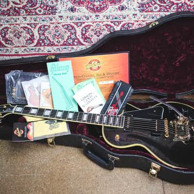 Gibson Custom Shop Historic 1954 Les Paul Custom 2002 - Ebony with Gold Hardware image 12