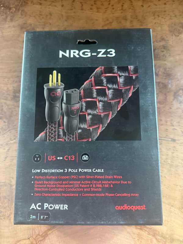 Audioquest  NRG-Z3 2M Power Cable image 1