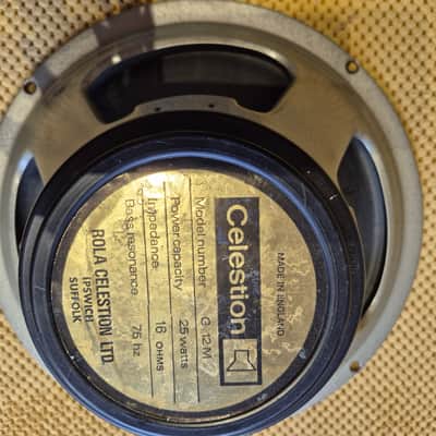 Celestion Blackback G 12M Early-70s / 75Hz-16 Ohm - 2 speakers image 3