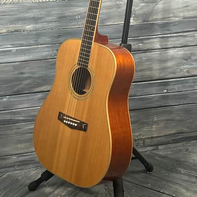 Ibanez AW500 Artwood Dreadnought Acoustic Guitar, Natural - w/HSC - x6414 - USED image 5