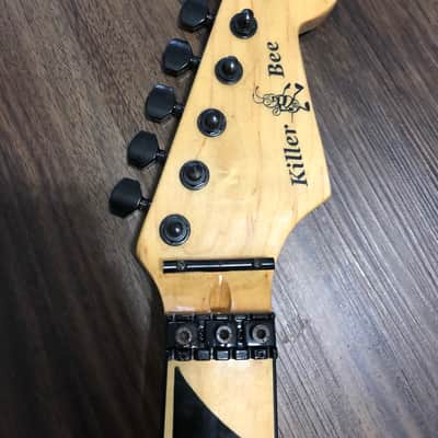 Floyd Rose maple strat neck with shark fin inlays image 4