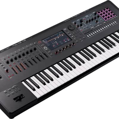 Roland Fantom-6EX 61-Key Synthesizer Workstation Keyboard, Black image 3