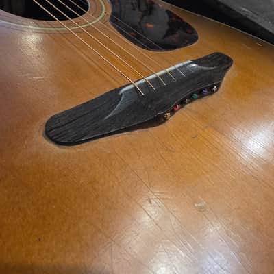 1968 Silvertone 57P633L Jumbo Acoustic Guitar - w/Case image 10