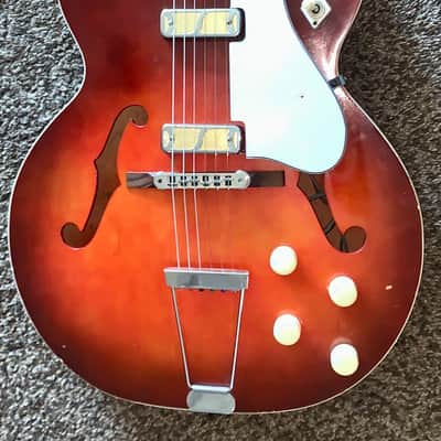 Vintage Harmony Rocket hollow body electric guitar made in usa image 4