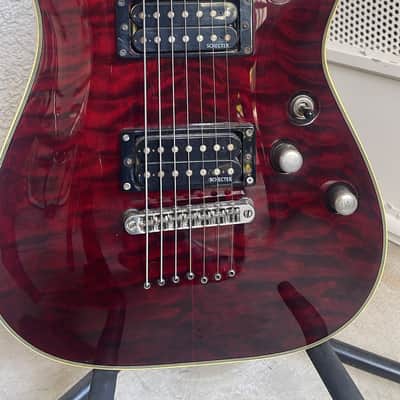 Schecter Omen Extreme-7 2010 - Present - Black Cherry image 8