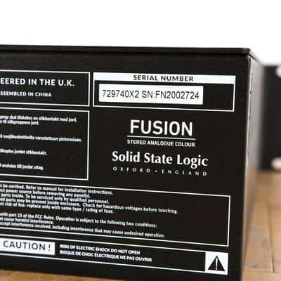 Solid State Logic Fusion Analog Master Processor CG01Z8A image 10