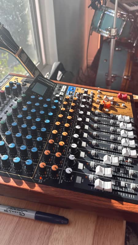 TASCAM Model 12 Multitrack Recorder / Mixer / USB Interface 2020 - Present - Black with Wood Cheeks image 1