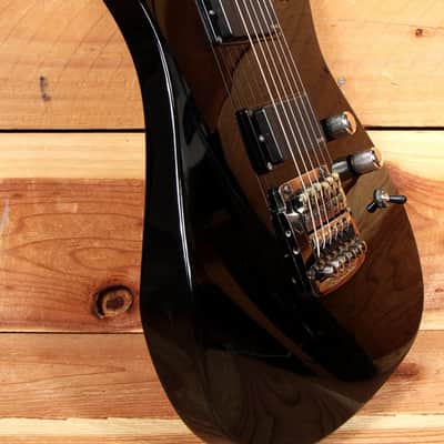 ESP JEFF HANNEMAN LTD JH600 Slayer Signature Axe Black w/ Dagger Inlays 10518 image 6