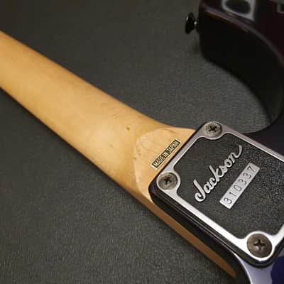 RARE Jackson Dinky Pro Reverse Purple DK2 Japan MIJ German Floyd Rose Professional Guitar OHSC image 19