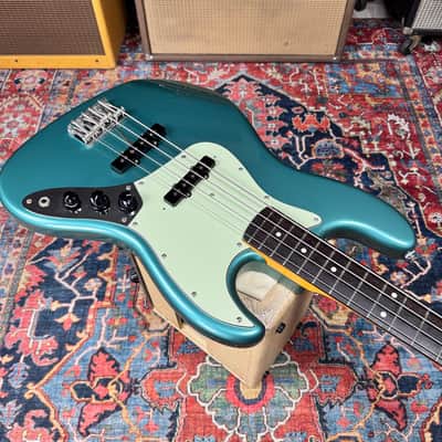 Fender JB-62 75US Vintage Reissue Jazz Bass Ocean Turquoise Metallic - 2004 image 21