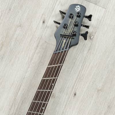 Spector NS Dimension 5 Multi-Scale 5-String Left-Handed Bass, Haunted Moss Matte image 9