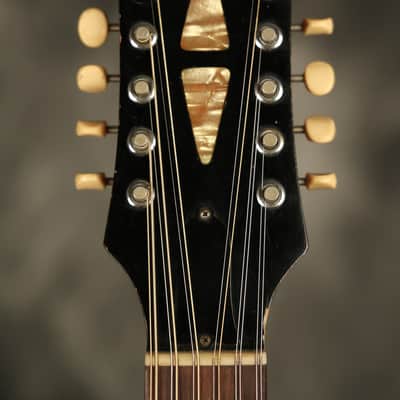 1966 Gibson B-45-12 string Dreadnought flattop acoustic Cherry Sunburst image 3