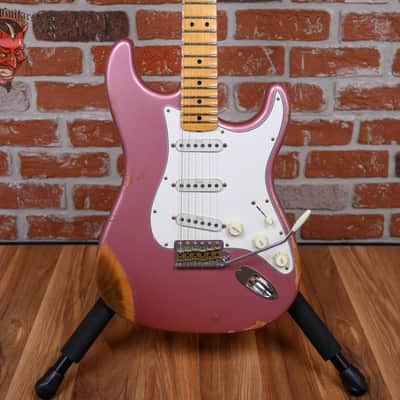 Fender Custom Shop Yngwie Malmsteen Stratocaster Heavy Relic Burgundy Mist Metallic 2026 w/OHSC image 1