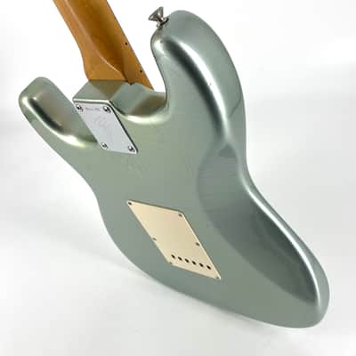 2005 Fender Custom Shop Limited Edition ’66 Stratocaster Closet Classic – Firemist Silver Metallic image 14