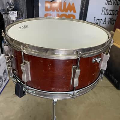 1960 Ludwig Auditorium 6.5"x15" Snare 471M - Mahogany image 4