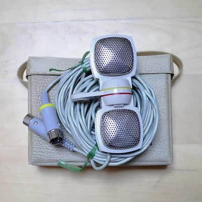 Grundig GDSM 202 W1 Stereo Dynamic Microphone 1960s, XLRized (thus low impedance!) image 2