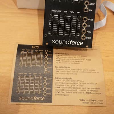 Soundforce DCO Juno-Inspired Oscillator - Black image 2