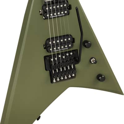 Jackson American Series Rhoads RR24 Electric Guitar Matte Army Drab w/Hard Case image 3