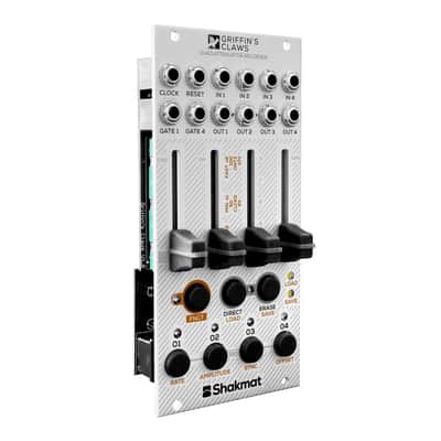 Shakmat Modular Griffin's Claws Eurorack Quad Attenuator Recorder Module image 2