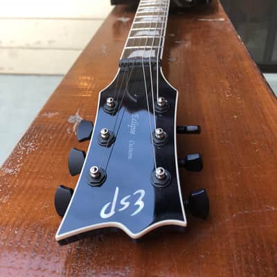 ESP Kiso Custom Shop Eclipse CTM 2009 See-thru Black image 9