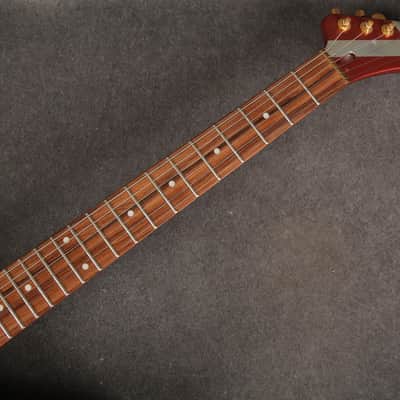 EVH Striped Series Shark Guitar - Burgundy with Silver Striped - 2nd Hand image 14