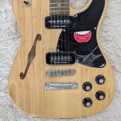 Fender Jim Adkins JA-90 Telecaster Thinline, Natural Electric Guitar 7lbs5.11 oz image 2