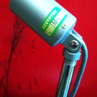 Vintage 1960's Altec 660B dynamic microphone "Salt Shaker" w period stand & cable Hi Z PROP 633A image 11