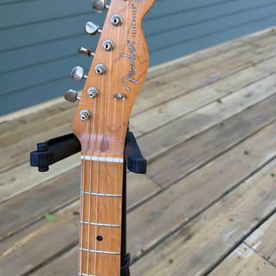 5.88 lbs Fender Brad Paisley Road Worn Telecaster w/ Lollar Imperial Low-Wind Humbucker Upgraded Modifed SH 2025 - Present Black Sparkle Nitro image 3