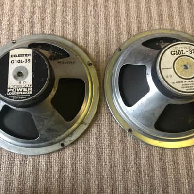 Fender Super Reverb Guitar Amplifier Celestion G10L Vintage Speakers x2 1980s 1980s
