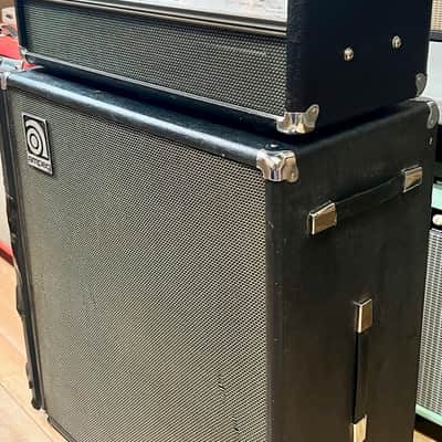 Stellar 1970's Ampeg V4 100 Watt Head & 4X12 Ampeg Cabinet Half Stack, Excellent Condition Serviced and Ready to Rock ! image 2