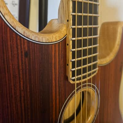 Fender Limited Edition Acoustasonic Electric Guitar Natural Cocobolo 2020 - Natural Cocobolo Wood image 5