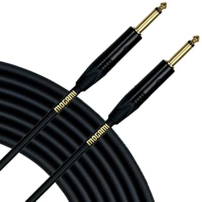 Mogami Gold Instrument-10 1/4" TS to 1/4" TS - 10'