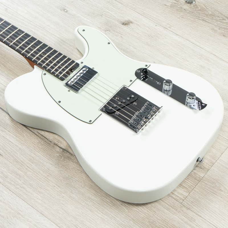 Mint Schecter 1732 Nick Johnston Signature PT Guitar, Ebony Fretboard, Atomic Snow image 1