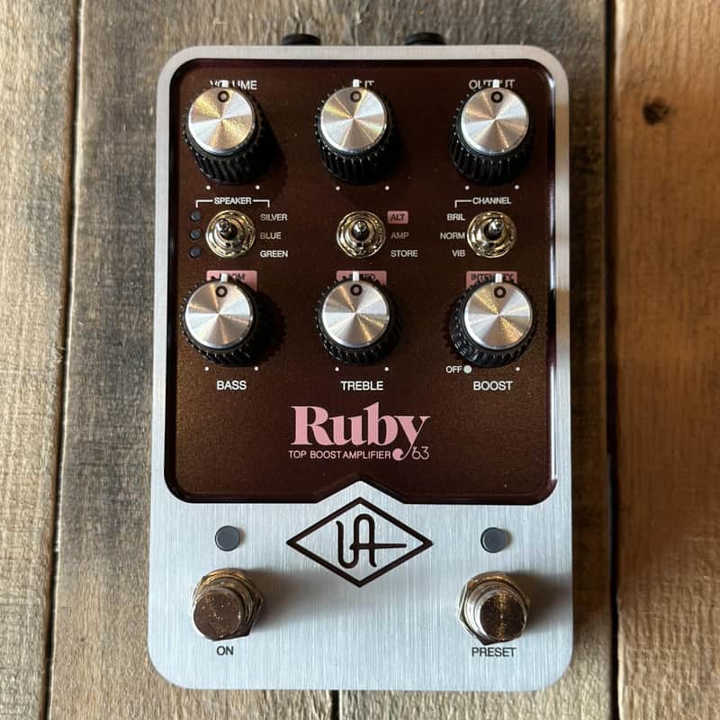 Universal Audio Ruby '63 Top Boost Amplifier | Reverb