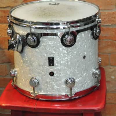 DW Pre Collector's white marine pearl tom 14x12 image 3