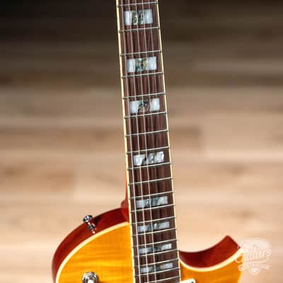 ESP LTD AS-1 FM Alex Skolnick Signature Guitar w/ Case – Lemon Burst image 4