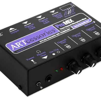ART ProMIX 3-channel Microphone Mixer image 1
