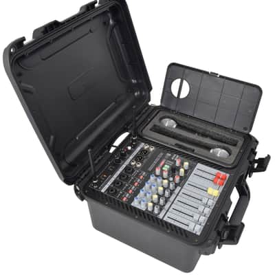 Citronic FLITE-600 Powered Mixer 2 X 300W with 2 UHF Mics + DSP Effects image 2