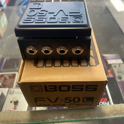 Boss FV-50L Lo-Impedance Stereo Volume Pedal 1987 - Present - Black/Blue image 2