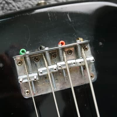 Heart Man Suzuki Precision/Musicmaster Style Bass 1970s - Black image 7