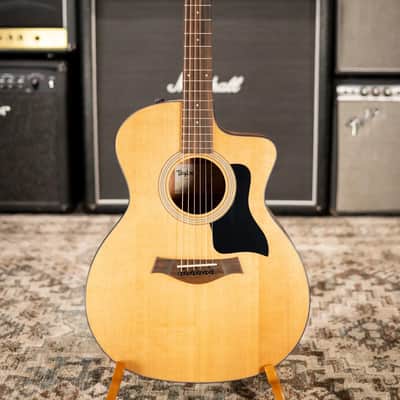 Taylor 114ce Grand Auditorium Acoustic-Electric Guitar with Structured Gig Bag image 3