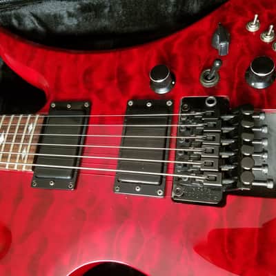 B.C. Rich Mockingbird STC ST + case and upgrades.: brass block, tremstopper, dragonfire pickup +more image 1