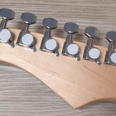 2025  Elite ® Strat Pro Style Electric Guitar "Blue Sunburst" & Hot Z-Mule Pickups® Gilmour Mod'd image 6