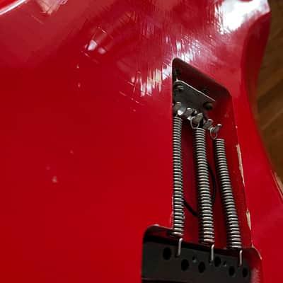 MJT VTS Stratocaster in Coral Red with CS body, Fender Vintage Noiseless Pickups and All Parts neck. Stratocaster 2018 onwards - Custom Relic image 9