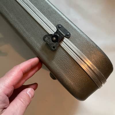 1980's Charvel Jackson Model Series Grey Chainsaw Bass Guitar Case image 15