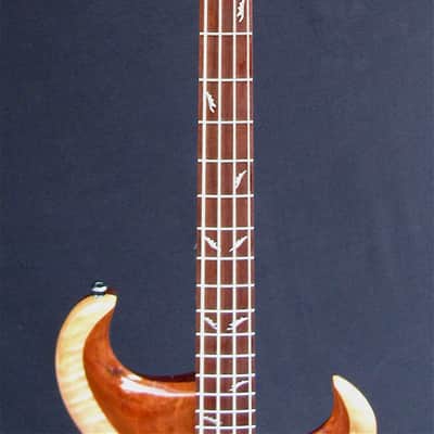DJP Guitars- custom handmade Lotus bass w/ Bartolini 9J1 String through 2012 Free Shipping image 6