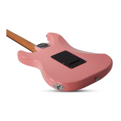 Schecter Nick Johnston Traditional Electric Guitar Atomic Coral with Hard Case image 7