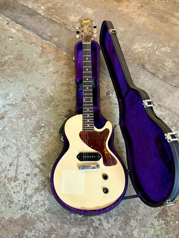 Burny LJ-55 Les Paul Junior 1970's 1980 - Arctic White original