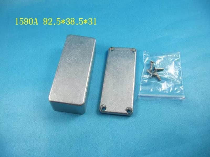 1590A Aluminium Enclosure with Screws,DIY Guitar Pedal Case,price include the import duty for US buyer image 1